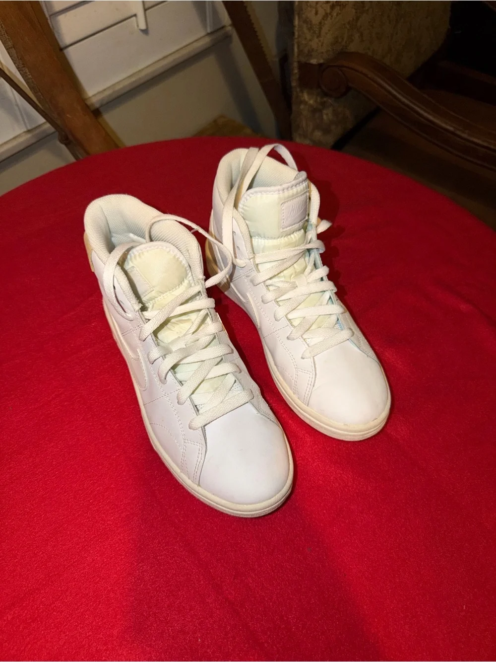Nike White High-Top Sneakers